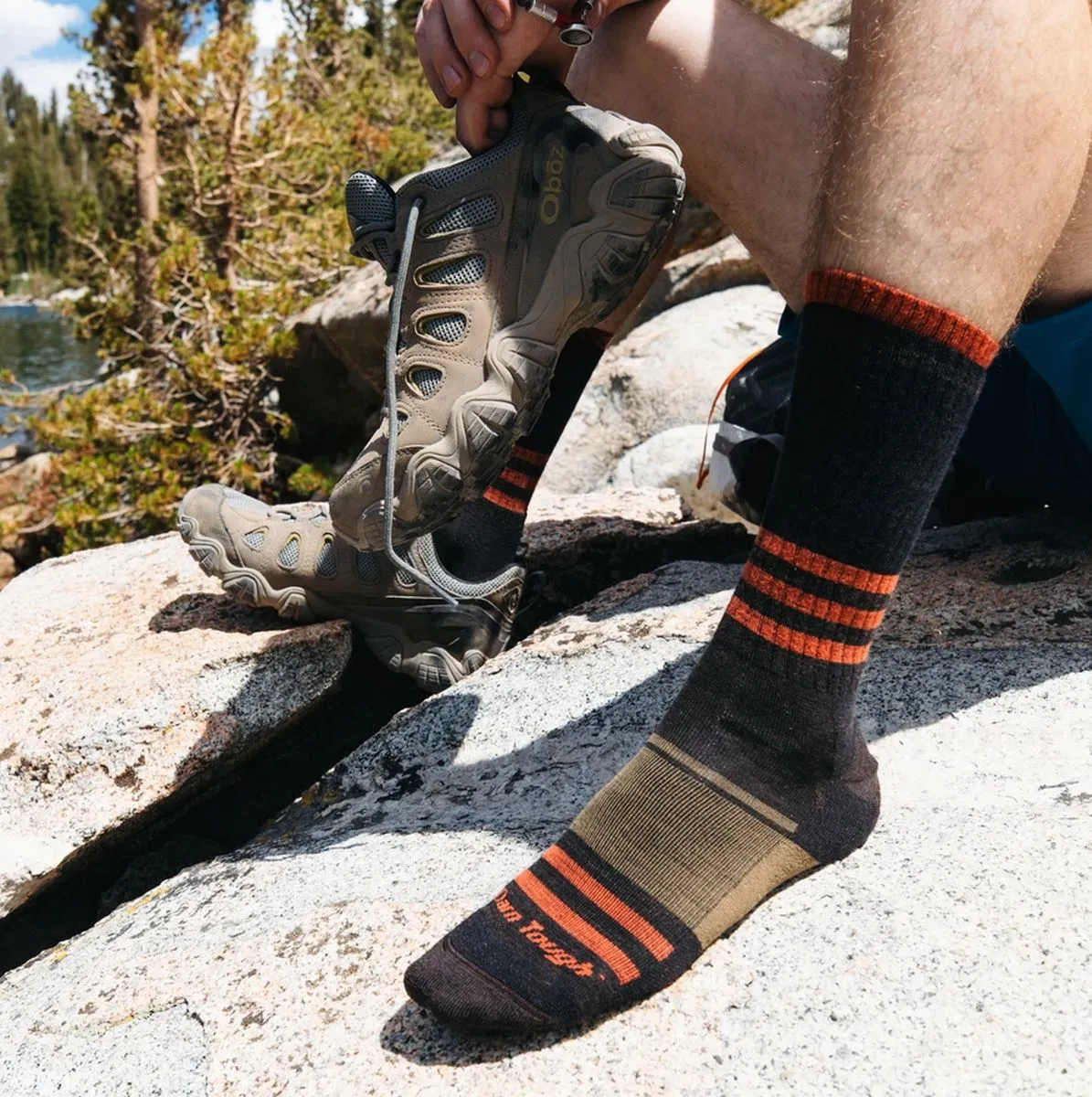 OVERSTOCK SALE! Darn Tough Men's Spur Boot Lightweight Hiking Sock