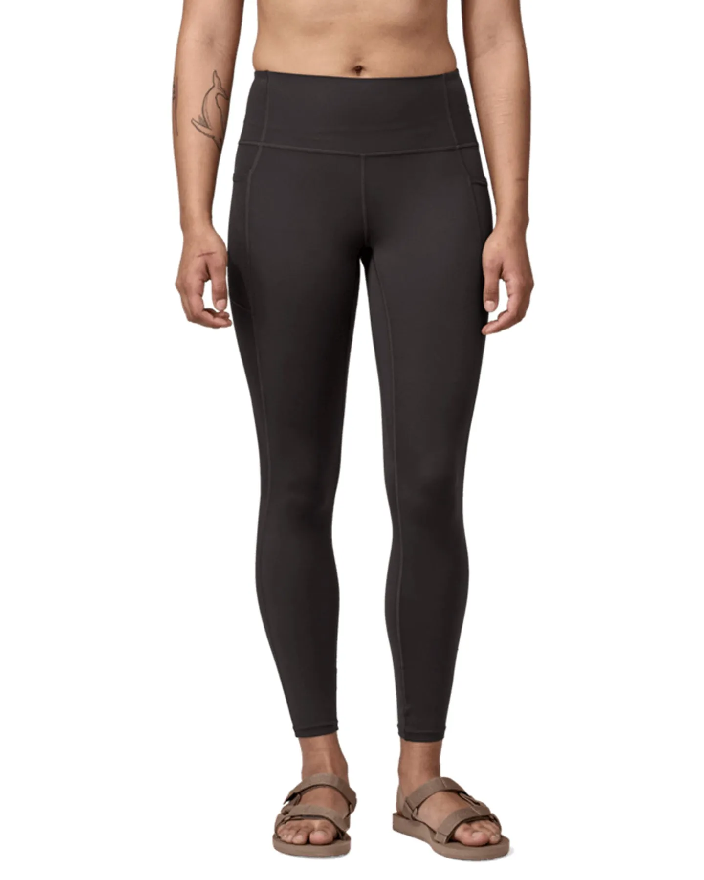 Patagonia Maipo 7/8 Women's Stash Tights - Black | Shop Pants at Trojan Wake Ski Snow & Snow Skiers Warehouse