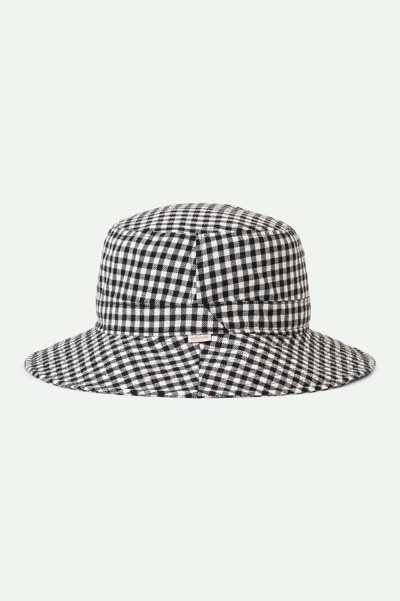 Petra Packable Bucket Hat - Black Gingham