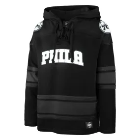 PHILADELPHIA 76ERS ANTHRACITE SUPERIOR '47 LACER HOOD