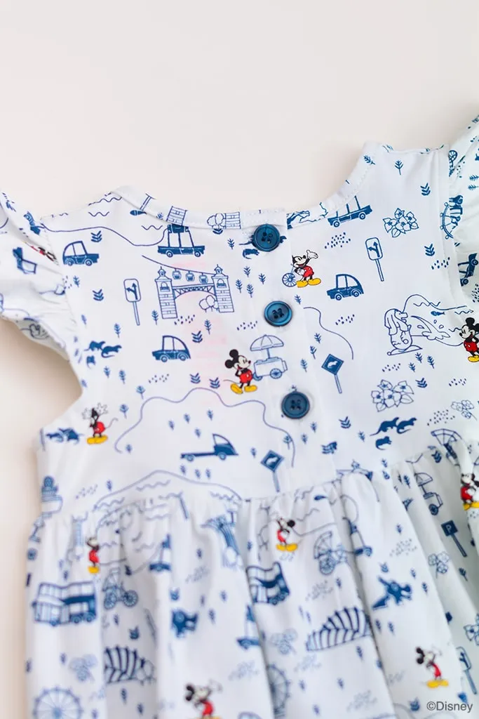 Piper Dress - Blue Road Trip Mickey