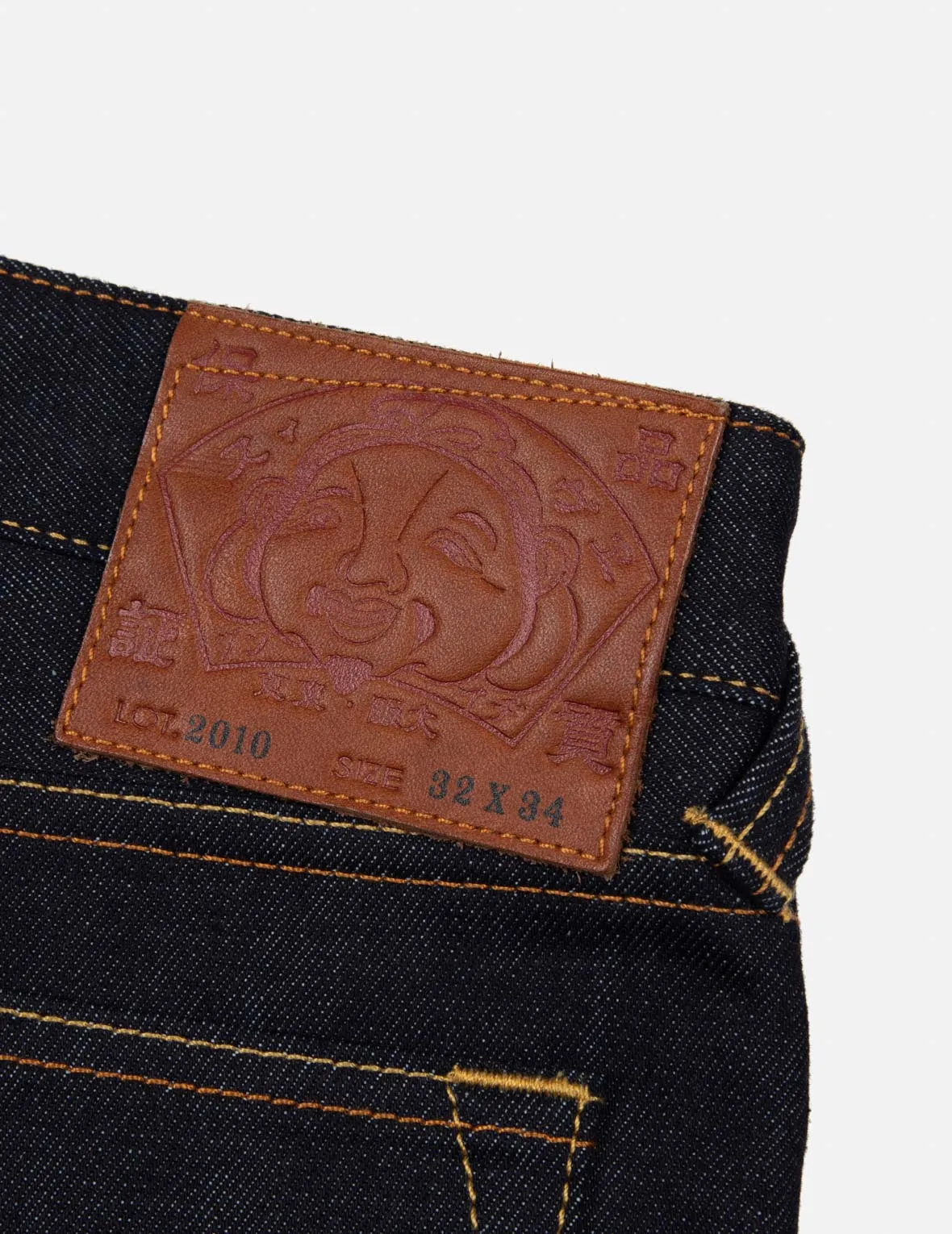 Playful Godhead and Seagull Print Slim Fit Denim Jeans #2010