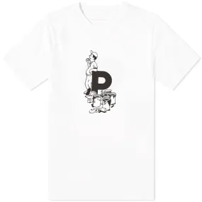 Pop Trading Company x Thomas Van Rijs T-ShirtWhite