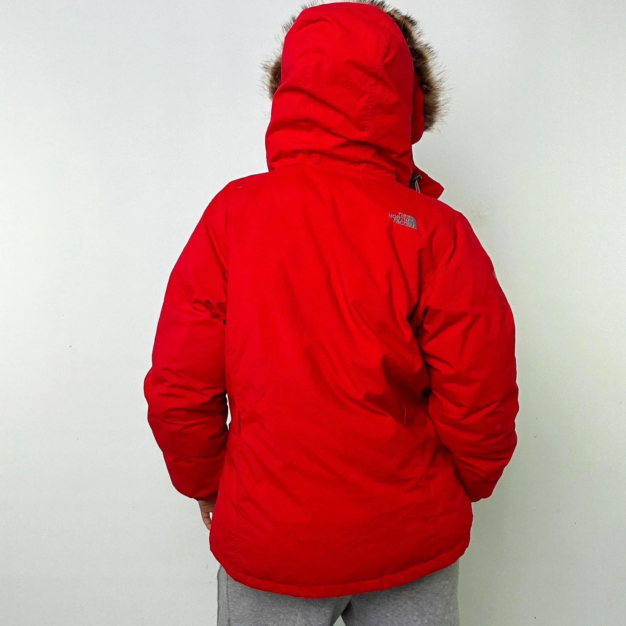 Red y2ks The North Face Hyvent Summit Series Parka Puffer Jacket Coat (L)