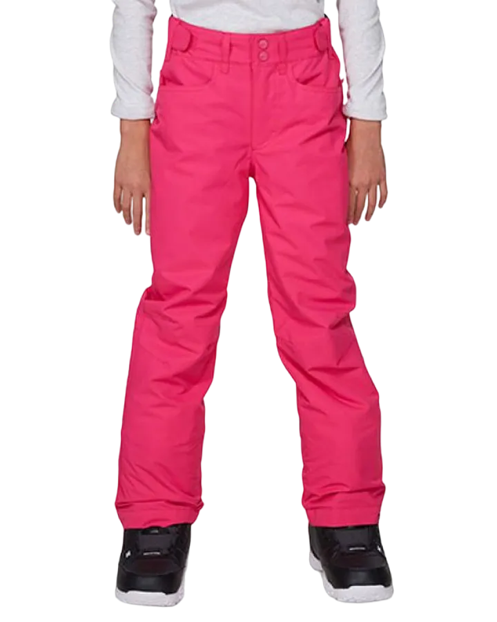 Roxy Backyard Girl Pant Beetroot Pink | Snow Pants Youth | Snow Skiers Warehouse