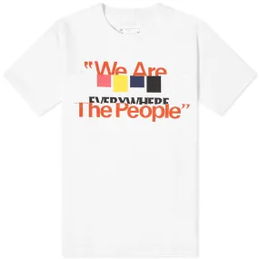 Sacai People Archive Mix T-ShirtWhite