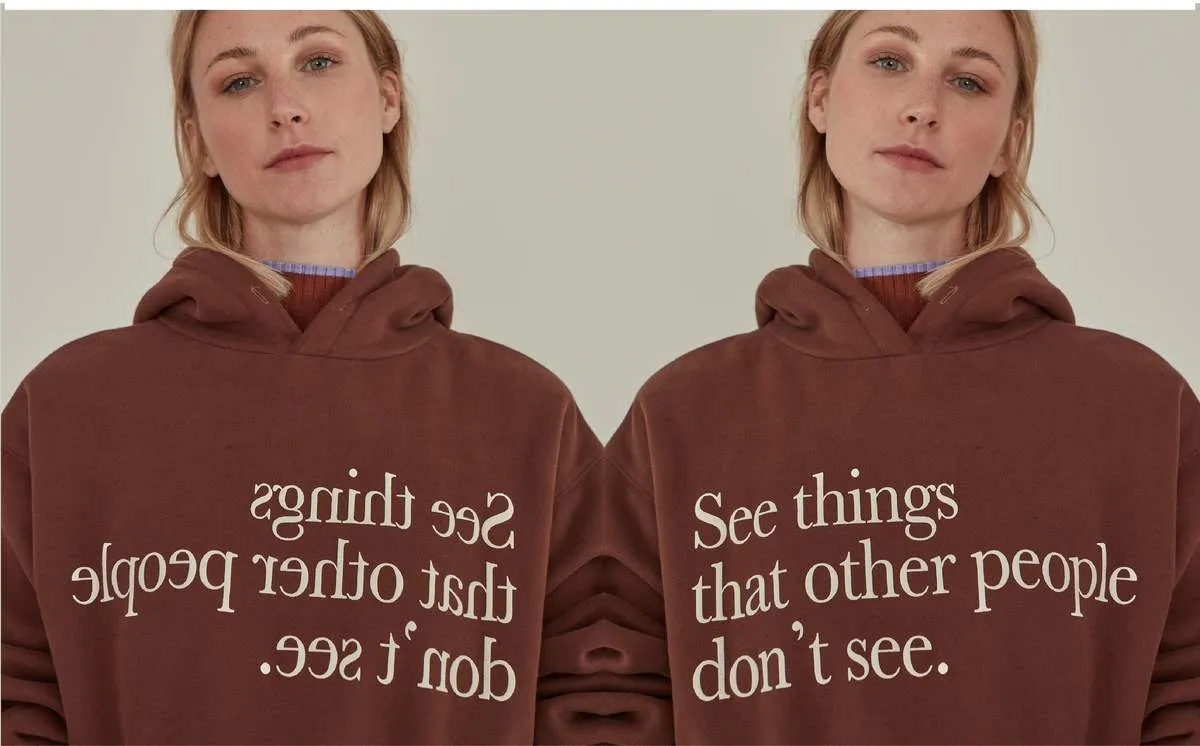 See Things Oversized Hoodies - Brown