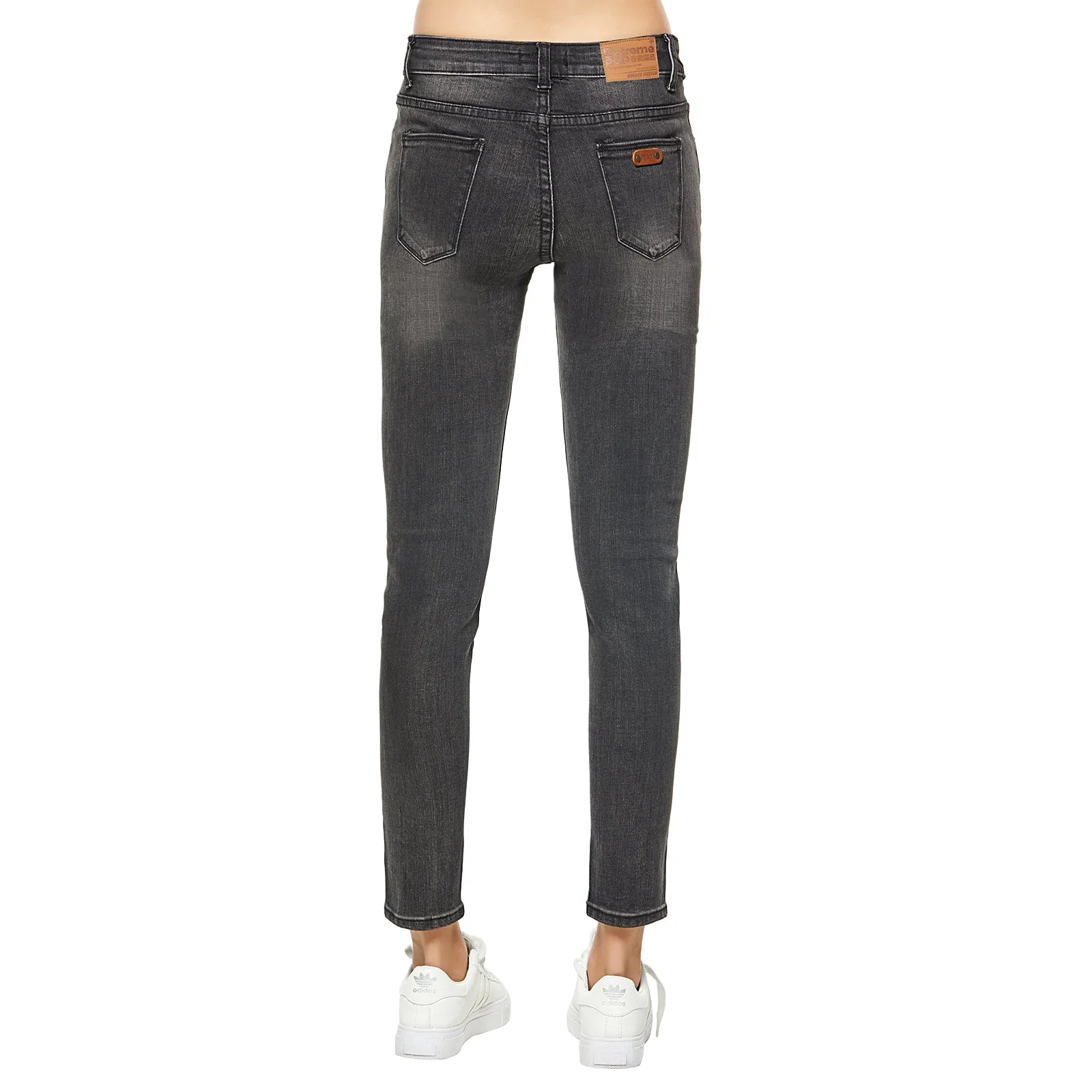 Slim Ripped Jeans-Black and Blue