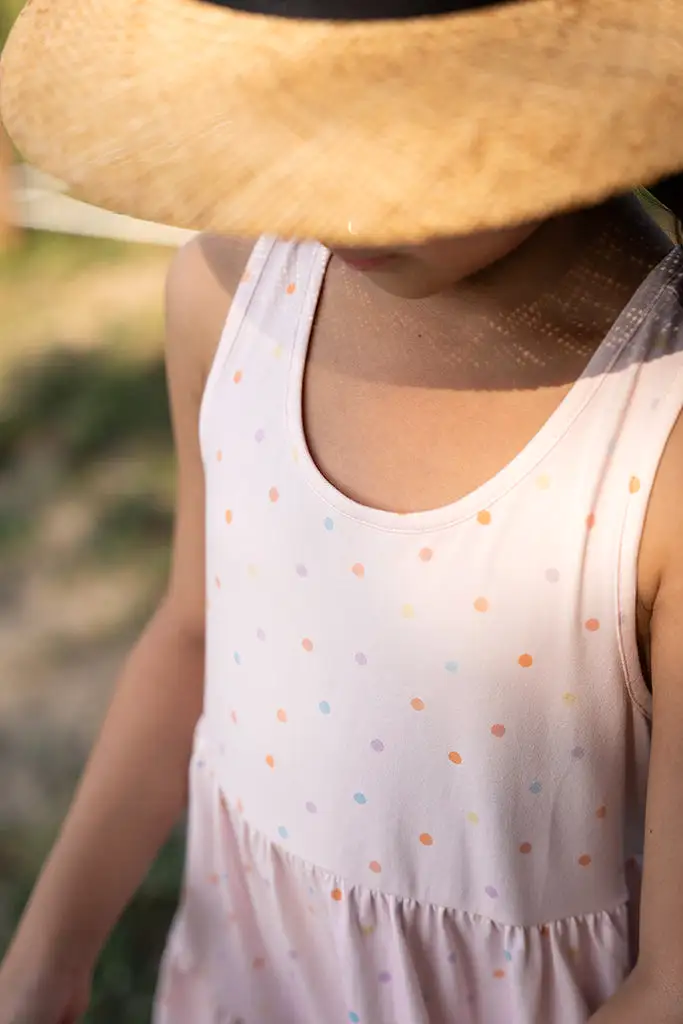 Sophie Dress - Pink Polka Dots