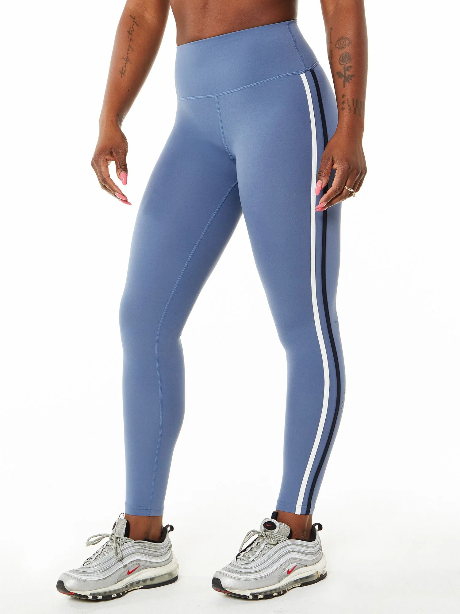 SPLITS59 | Ella Highwaist Airweight 7/8 Legging | Blue Steel