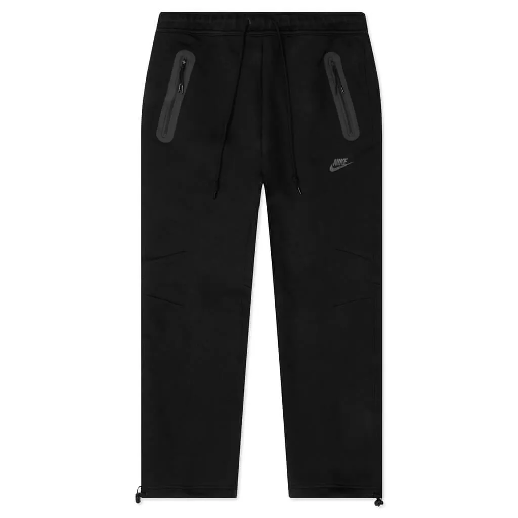 Sportswear Tech Fleece Open Hem Sweatpants - Black/Black