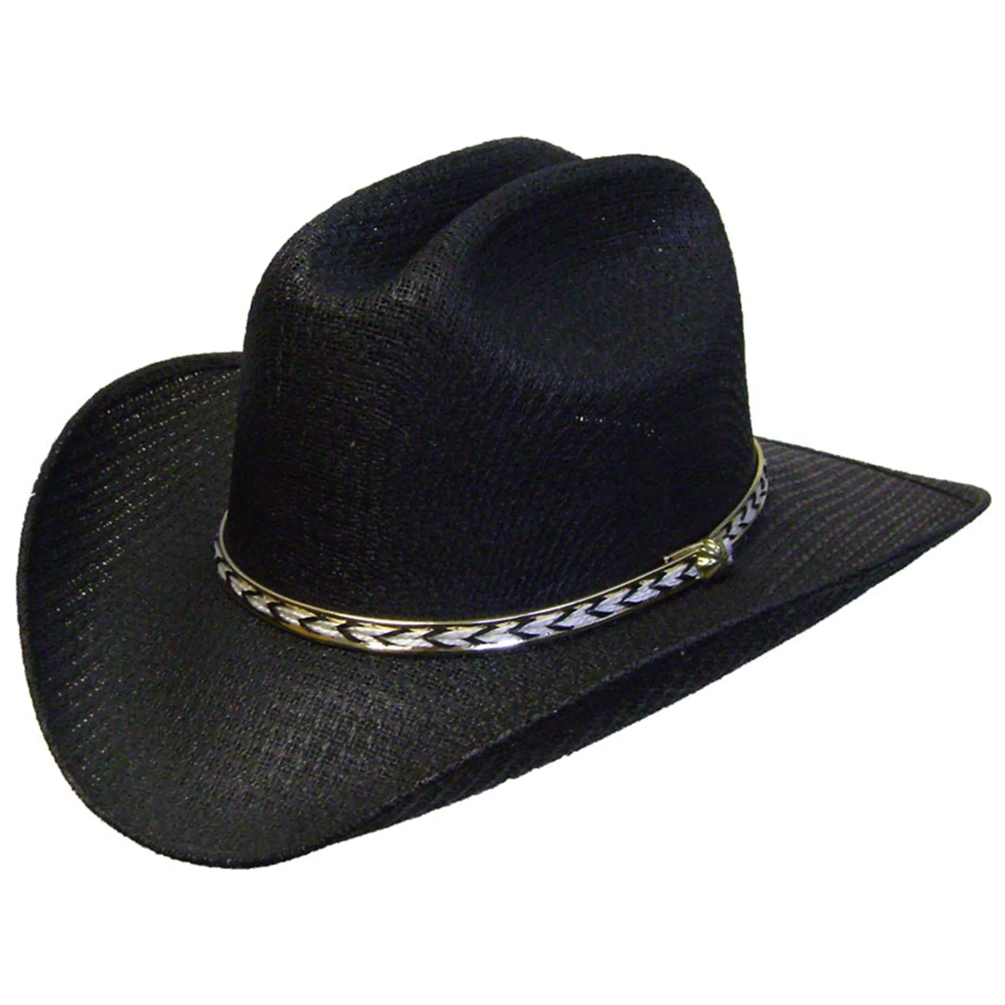 Summit Hat Kid's Black Tight Weave Bull Rider Hat