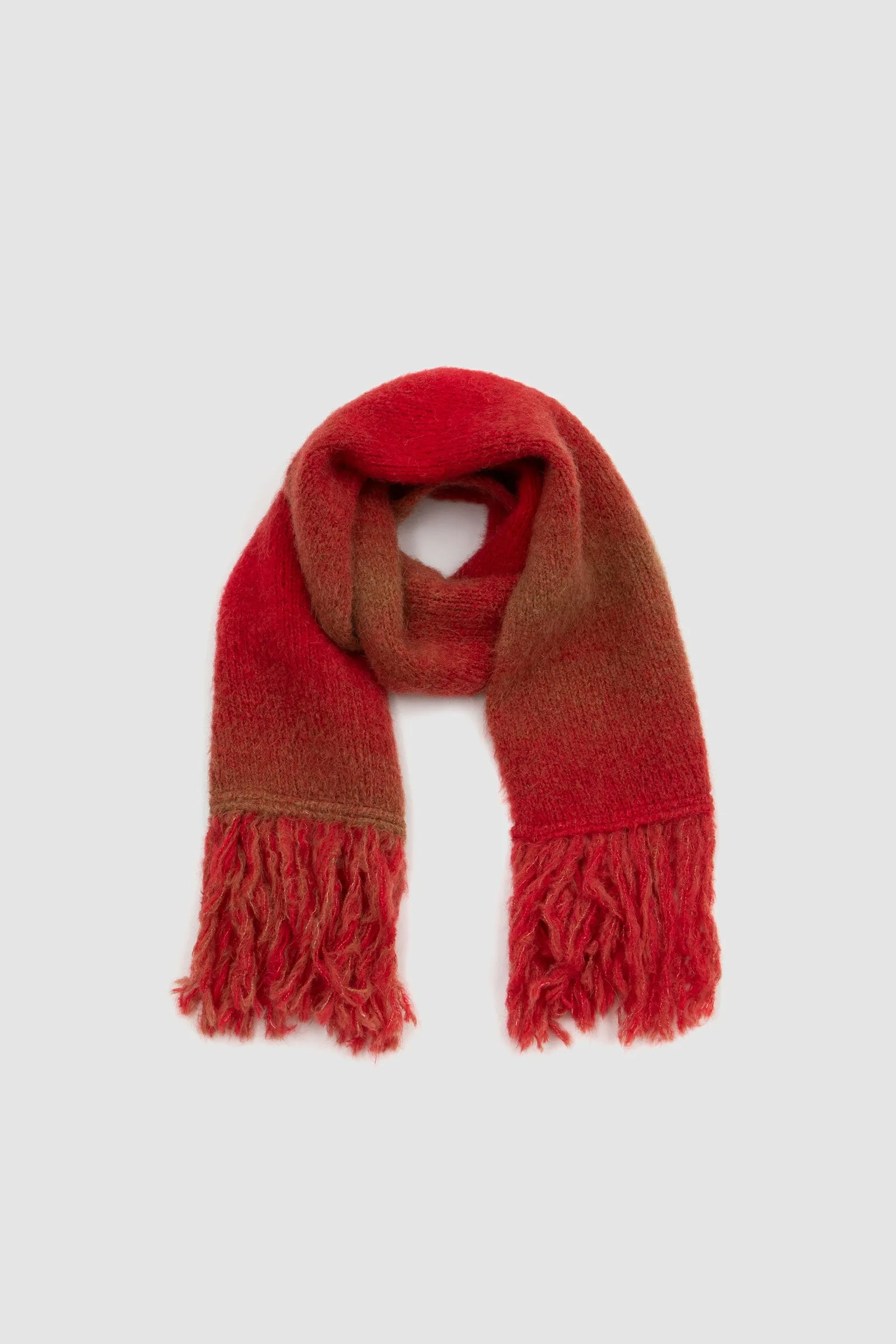 Sunflower Ombre Scarf Red