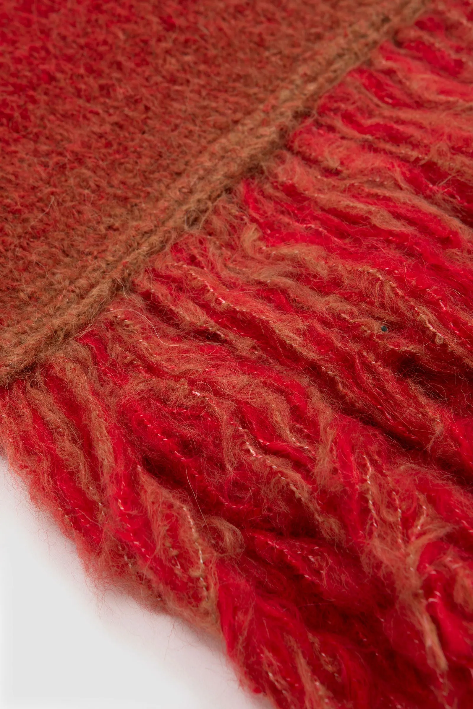 Sunflower Ombre Scarf Red