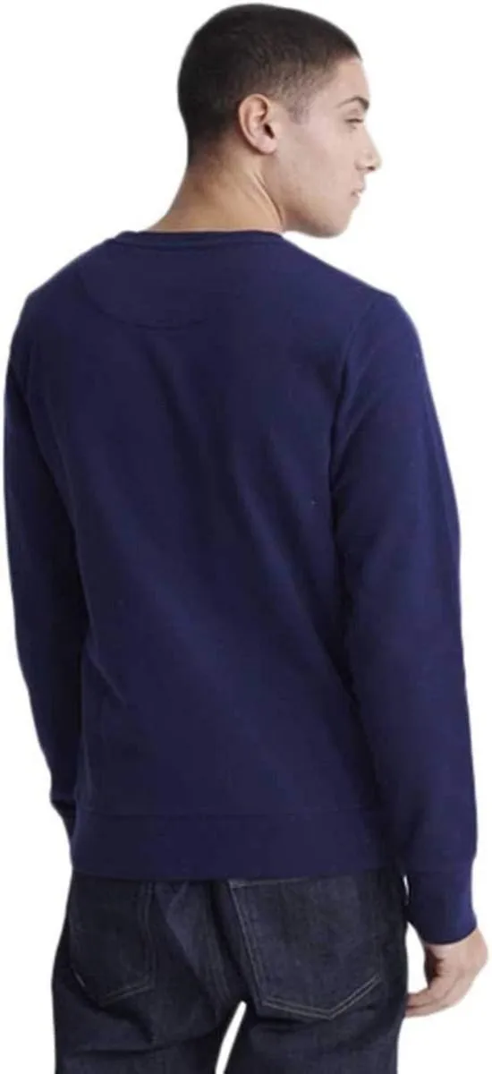 Superdry Vintage Crew Neck Sweatshirts Rich Navy