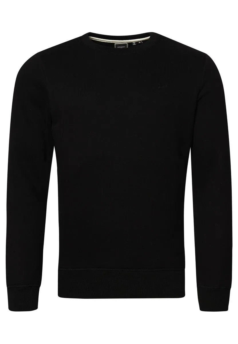 Superdry Vintage Logo Crew Neck Sweatshirts Black