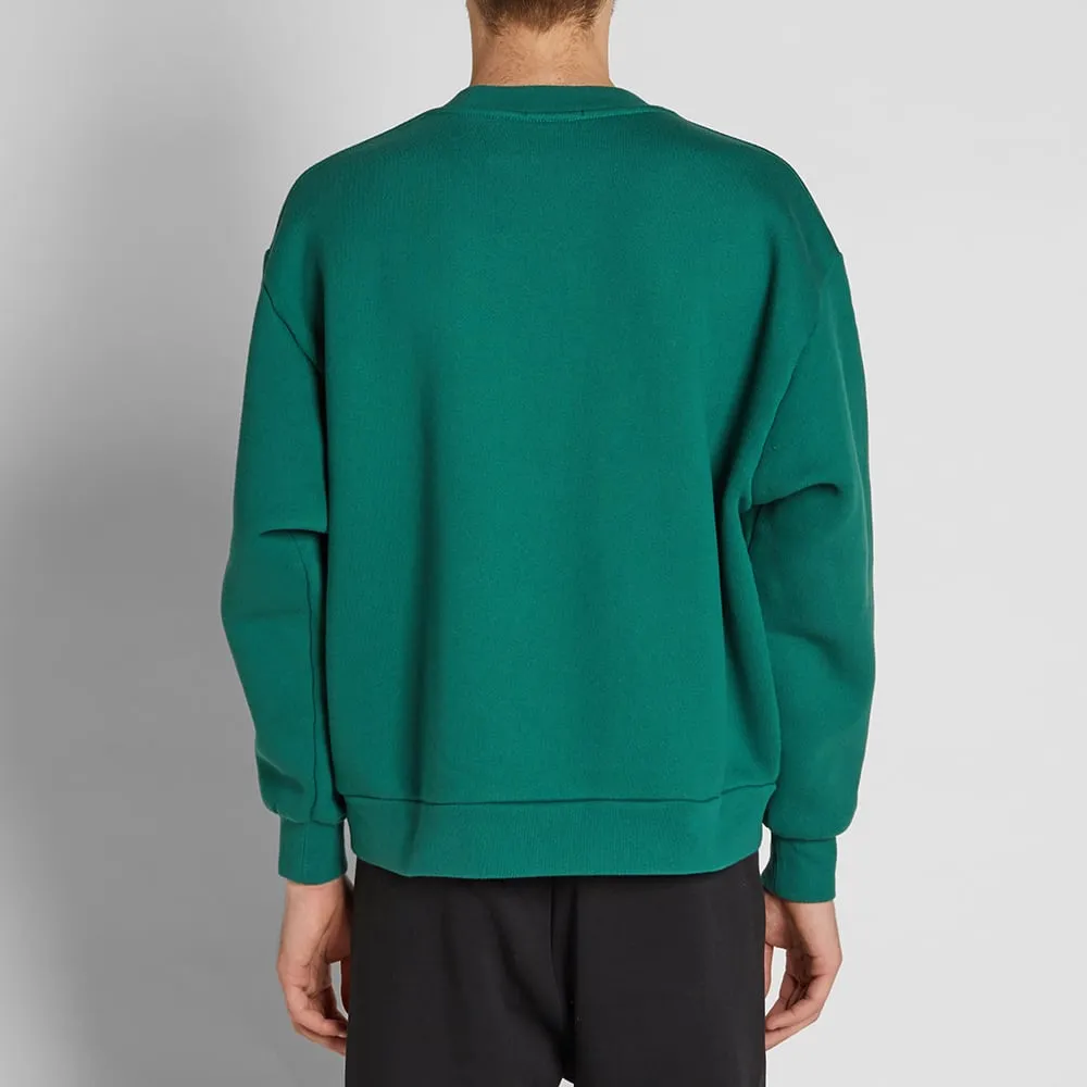 T by Alexander Wang Dense Fleece Oversized Crew SweatCash