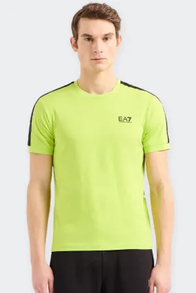 T-SHIRT GIROCOLLO LOGO SERIES VERDE LIME