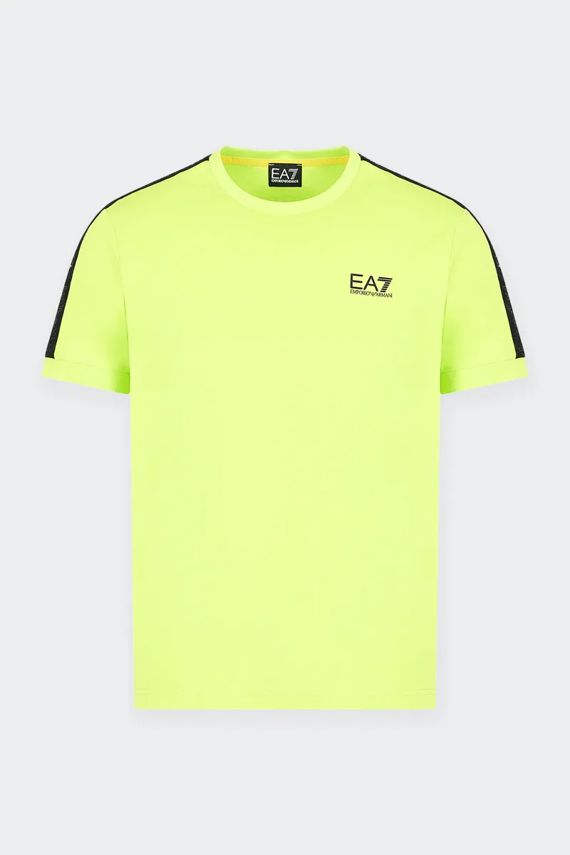 T-SHIRT GIROCOLLO LOGO SERIES VERDE LIME