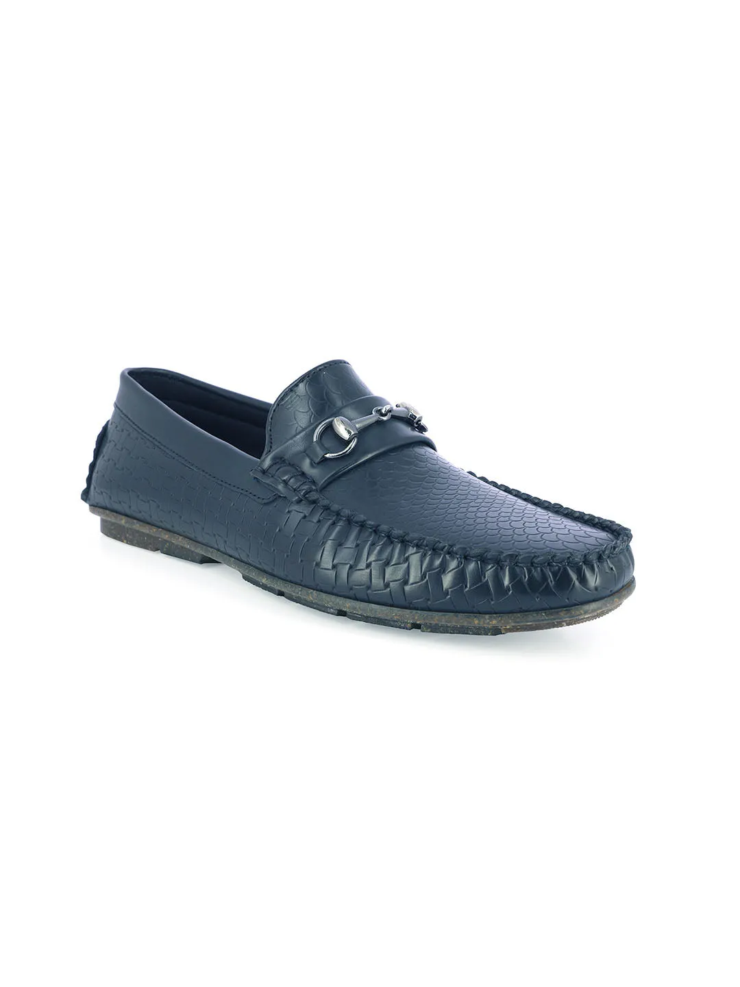 Travis Men's Navy Formal Loafers