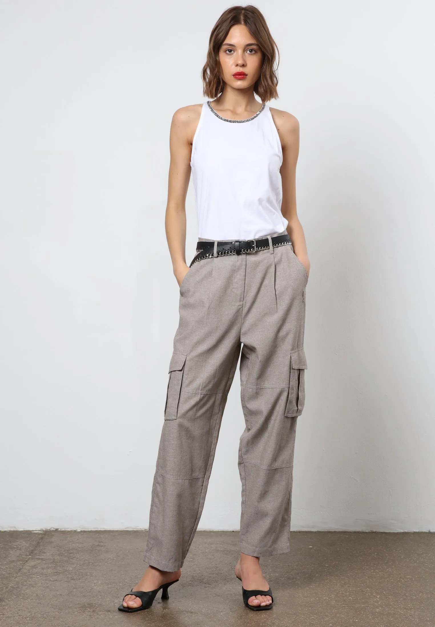 TRIBE TROUSERS BEIGE