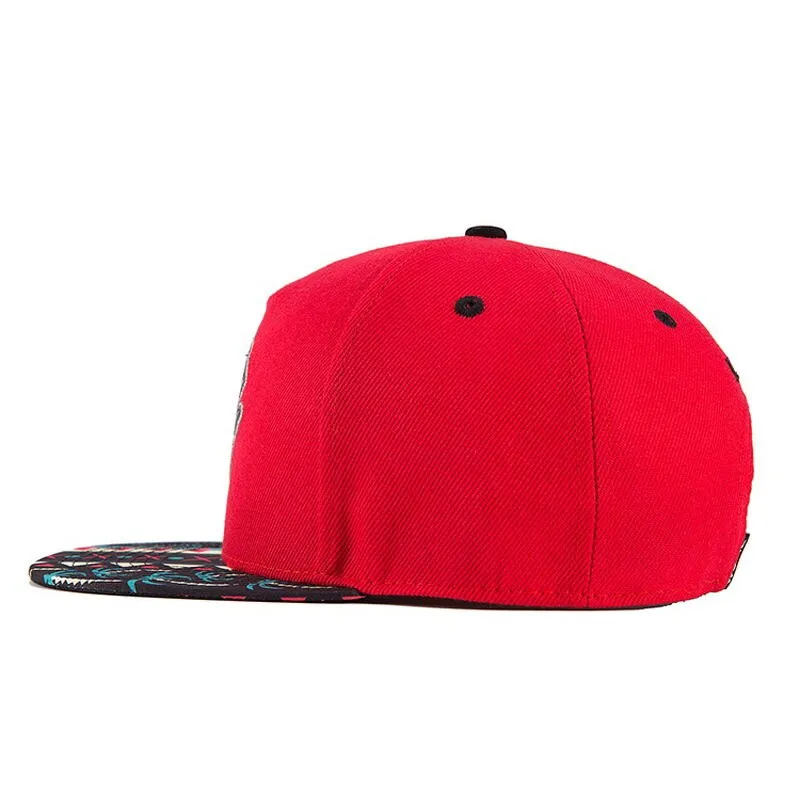 Unisex Hip Hop Dancer Casual Flat Peak Casquette Style Baseball Cap