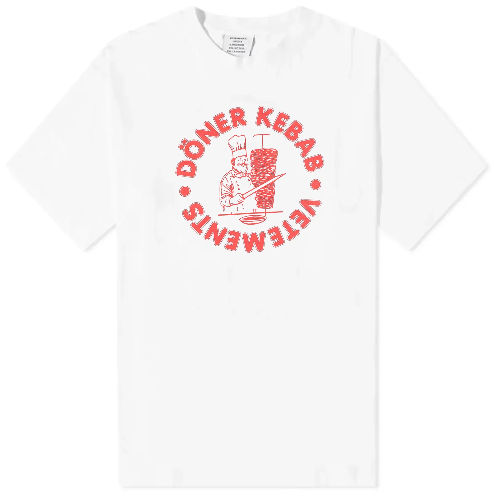 VETEMENTS Doner Kebab T-ShirtWhite