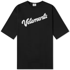 VETEMENTS Sweet Logo T-ShirtBlack