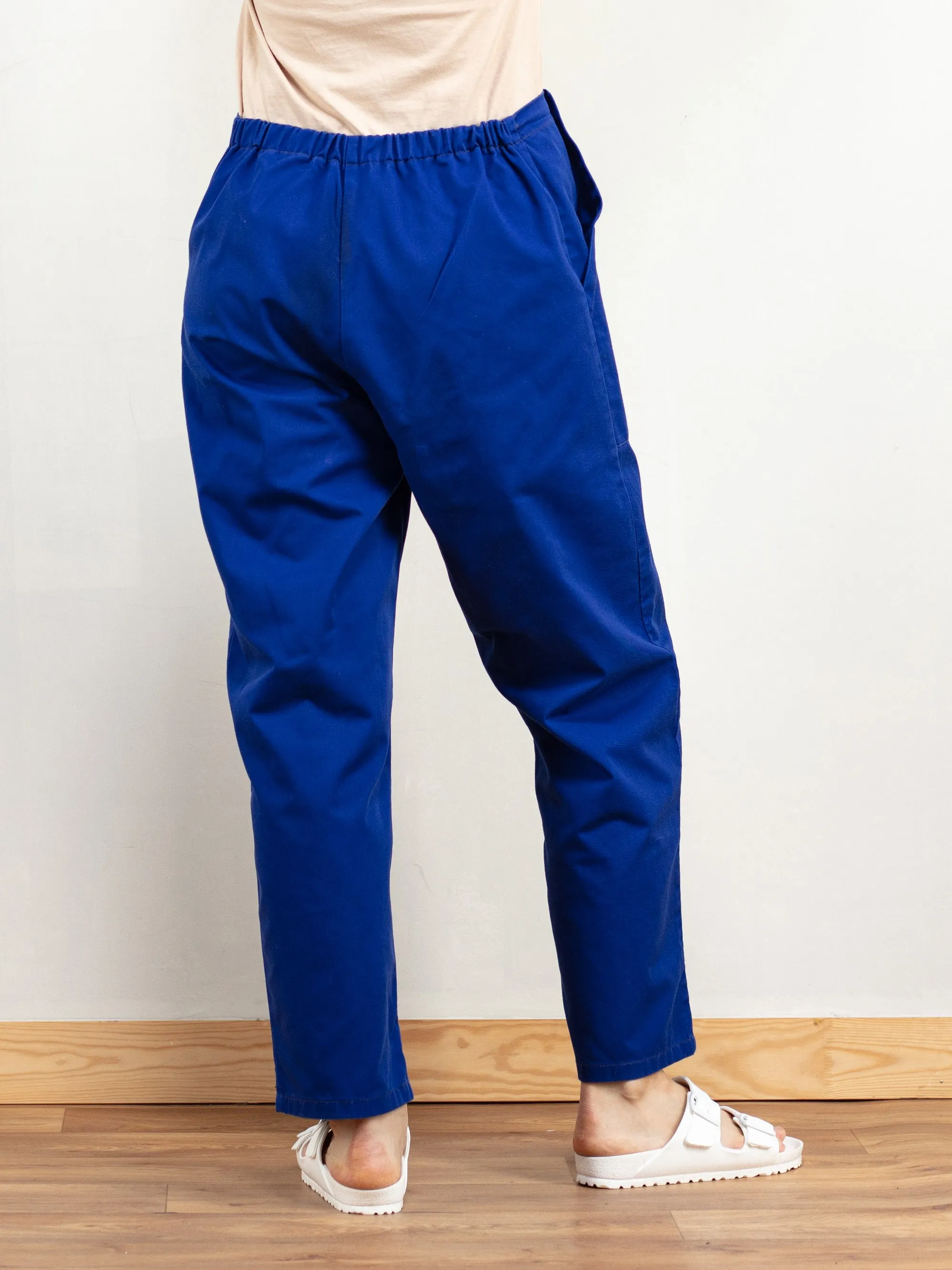 Vintage Women 90's Blue Work Trousers