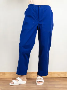 Vintage Women 90's Blue Work Trousers