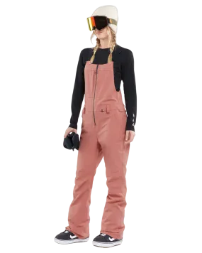 Volcom Swift Bib Overall - Earth Pink | Shop Snow Pants & Suits at Trojan Wake Ski Snow & Snow Skiers Warehouse