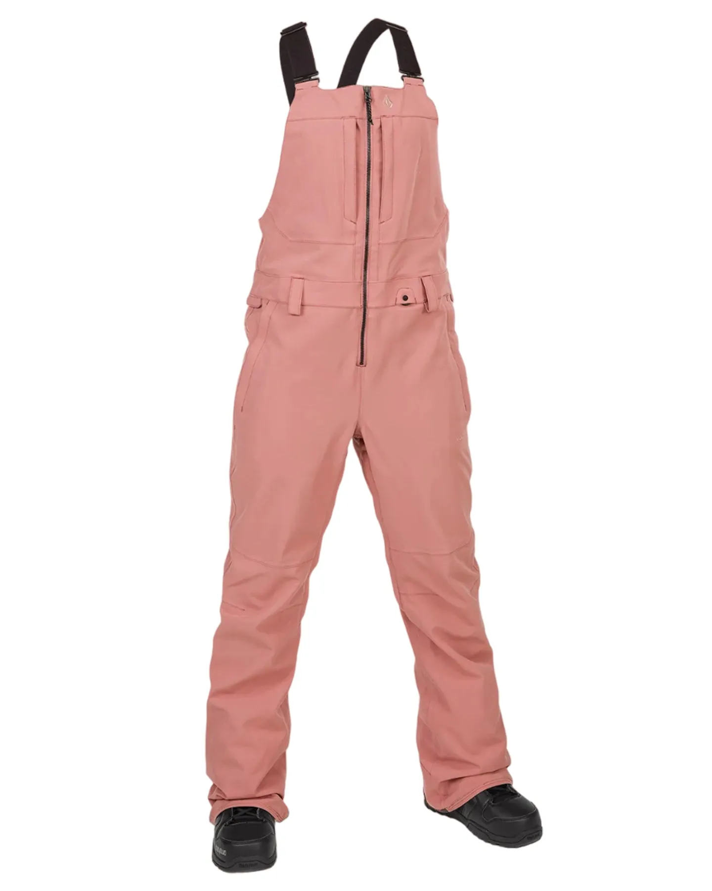 Volcom Swift Bib Overall - Earth Pink | Shop Snow Pants & Suits at Trojan Wake Ski Snow & Snow Skiers Warehouse