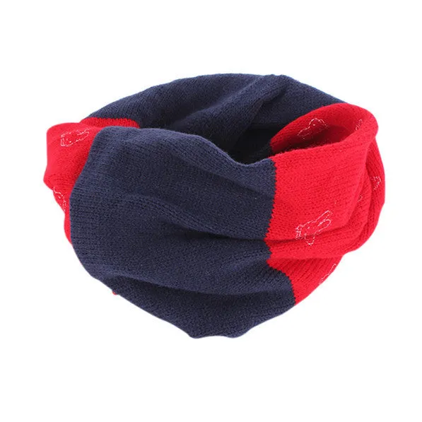 Warm Kids Boys Girls Scarf Woolen Knitted Scarf Cute Neckerchief Baby 0-3Y  SM6