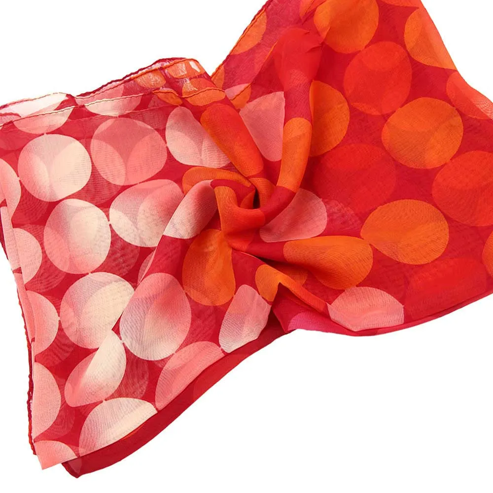 Warm Women Lady Shawl Chiffon Dot Rectangle Scarf Scarves Sun Protection Gauze Kerchief