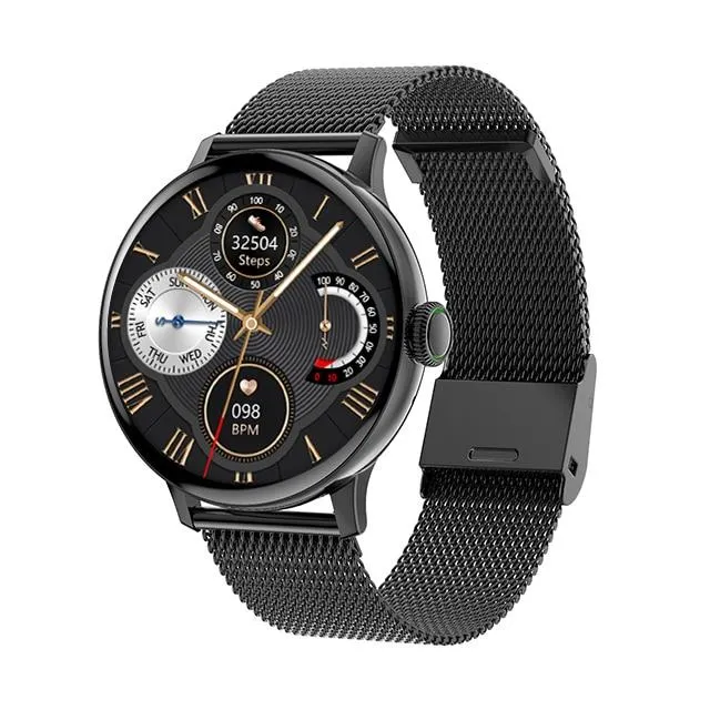 Waterproof Bluetooth Call Heart Rate Monitoring Full Touch Smart Watch