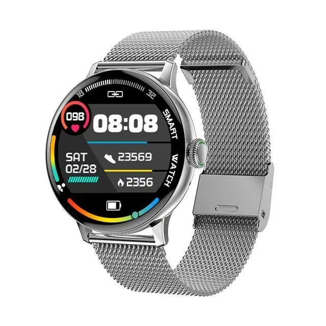 Waterproof Bluetooth Call Heart Rate Monitoring Full Touch Smart Watch