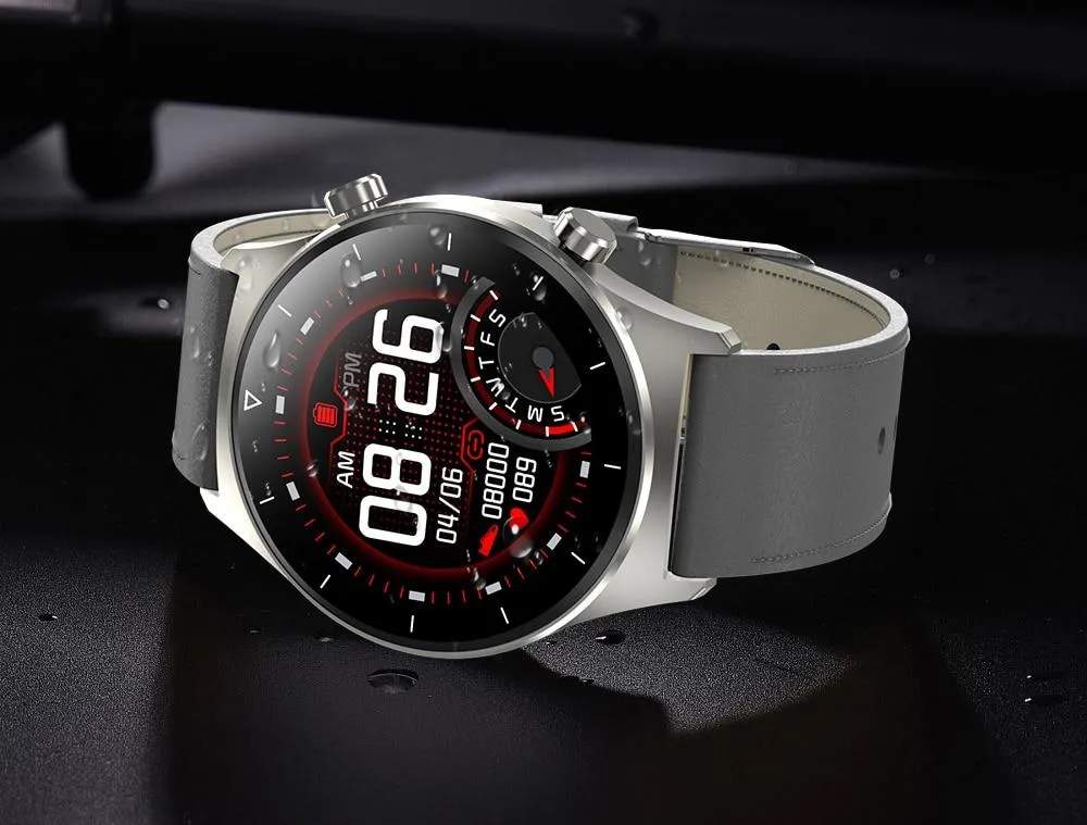 Waterproof Full Touch Multiple Sports Mode Weather Heart Rate Smart Watch