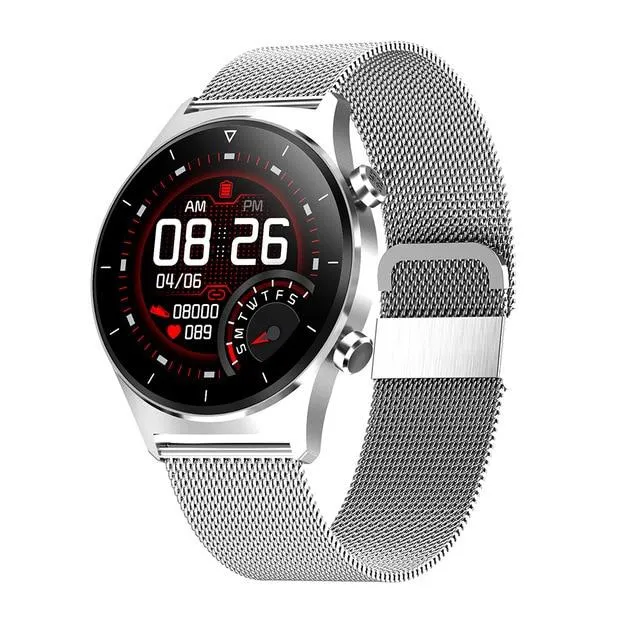 Waterproof Full Touch Multiple Sports Mode Weather Heart Rate Smart Watch