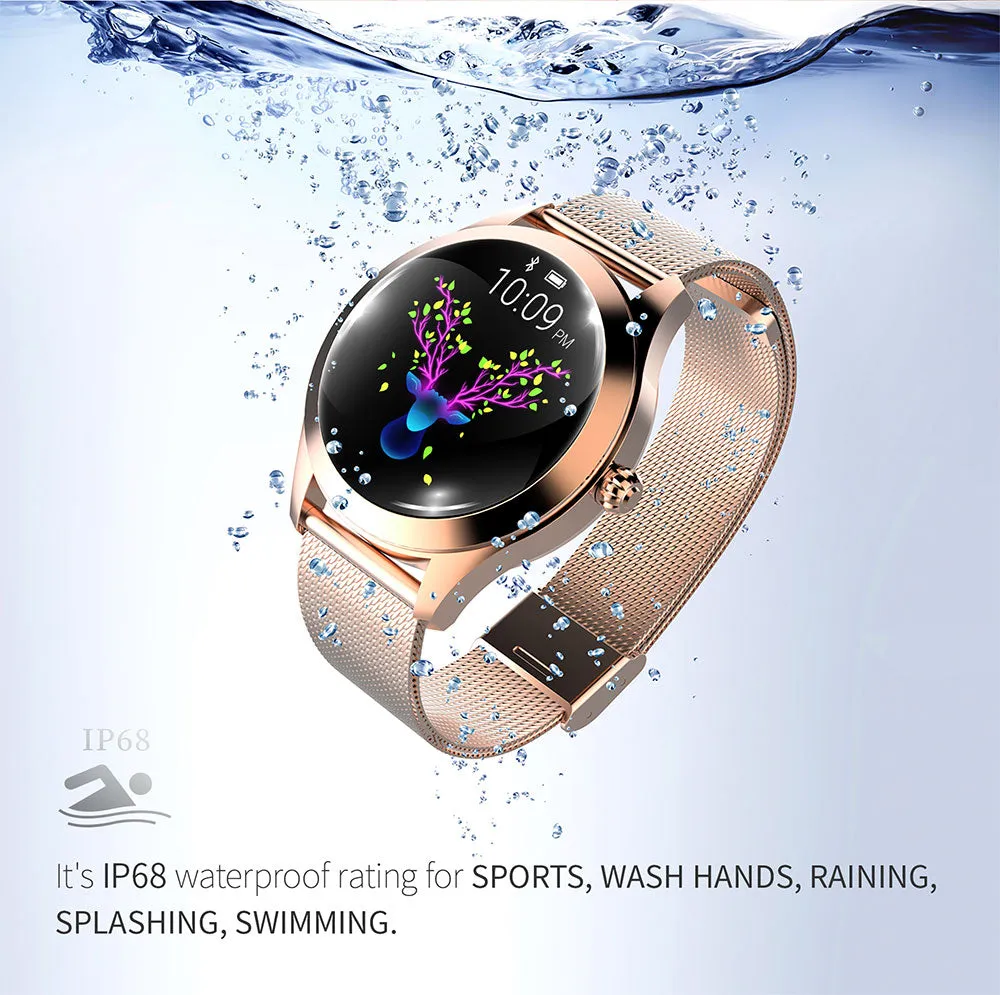 Waterproof Smart Watch with Heart Rate Monitor Message and Call Reminder