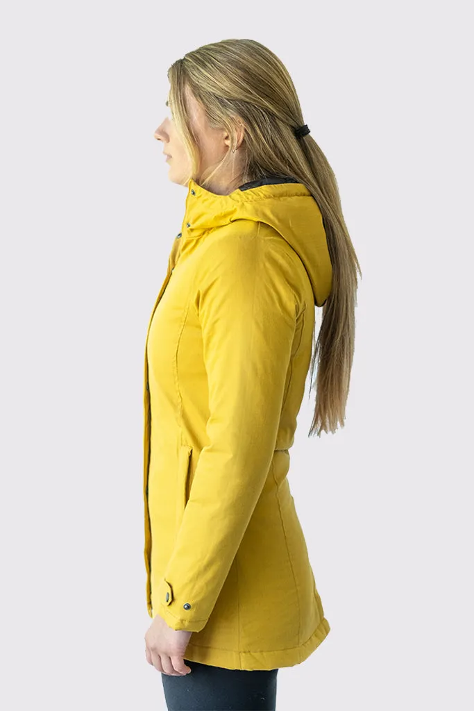 Whitney Insulated Waterproof Cotton Modern Rain and Snow Jacket-Mia Melon