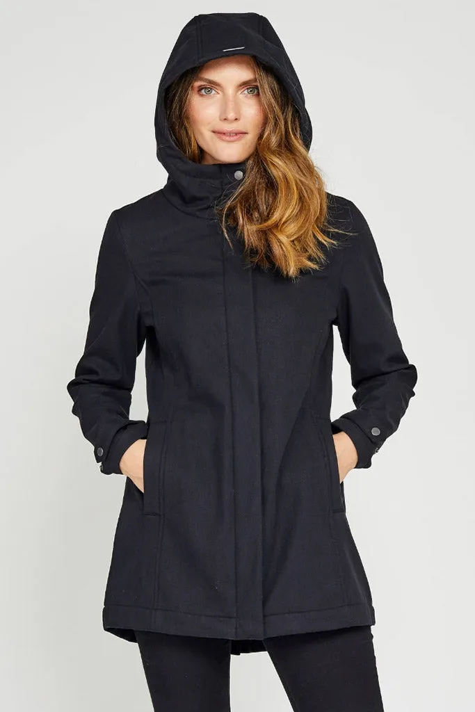 Whitney Insulated Waterproof Cotton Modern Rain and Snow Jacket-Mia Melon