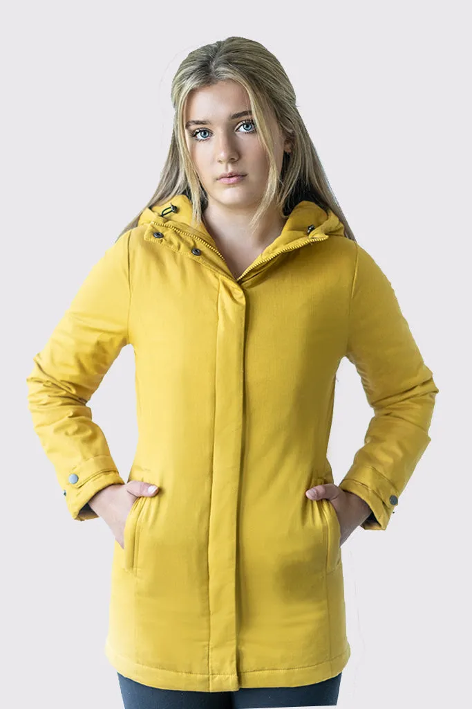 Whitney Insulated Waterproof Cotton Modern Rain and Snow Jacket-Mia Melon