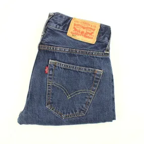 Womens LEVIS 501 Jeans Dark Blue | W26 L28