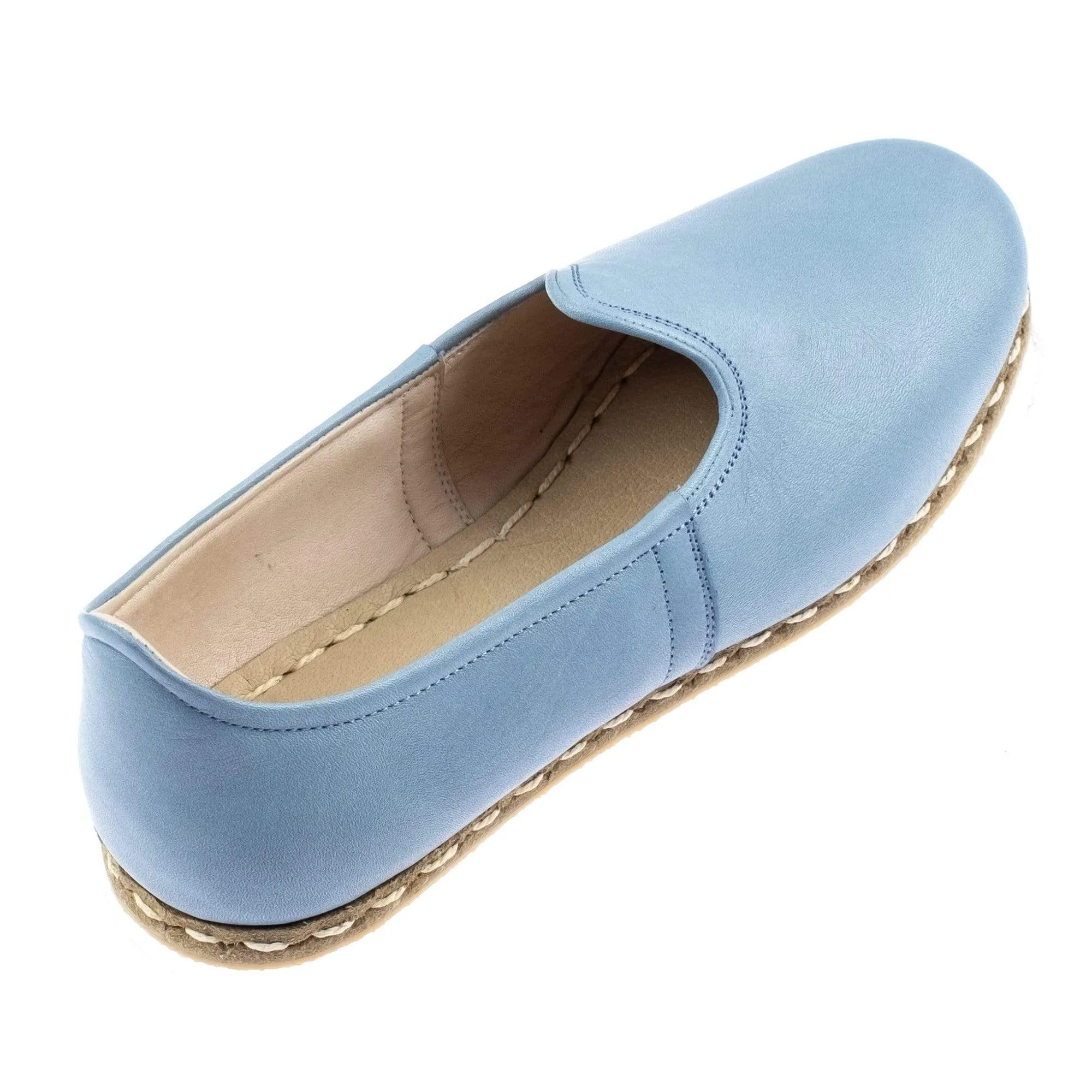 Women's Sky Blue Slip On Shoes