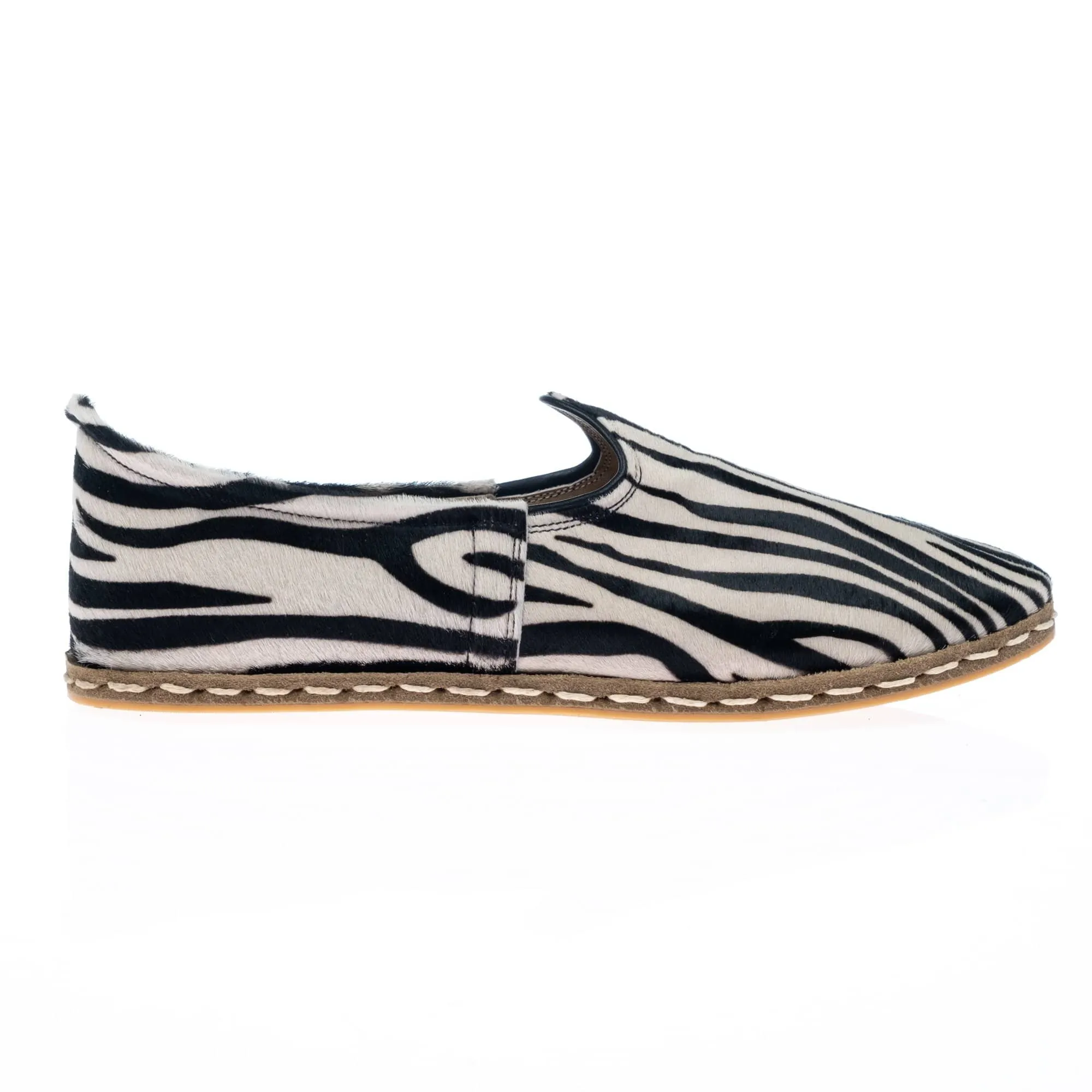 Women's Zebra Slip On Shoes