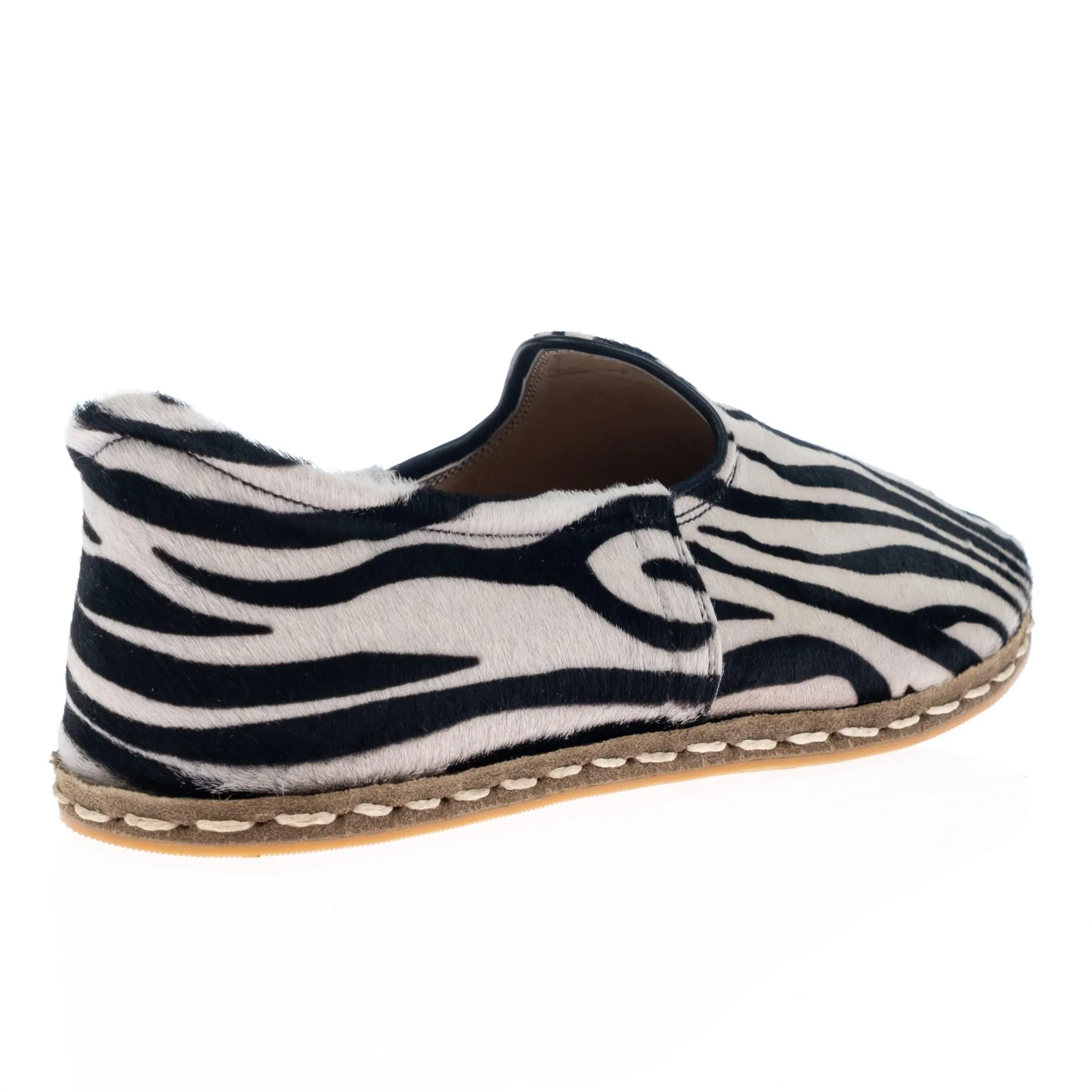 Women's Zebra Slip On Shoes