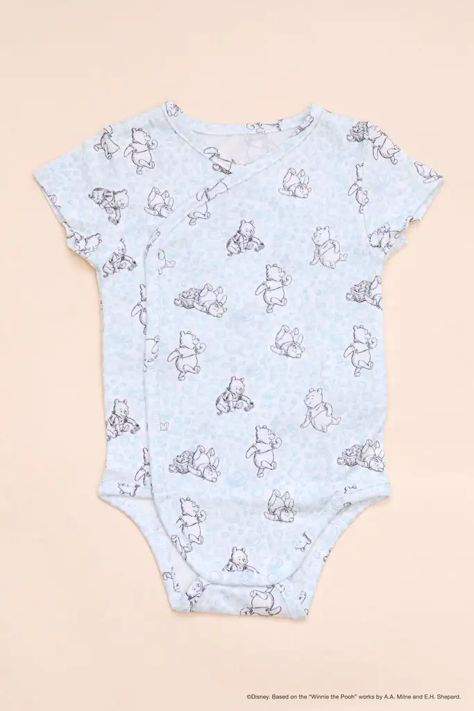 Wrap Onesie - Blue Hunny Pooh