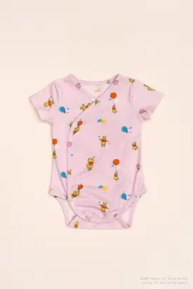 Wrap Onesie - Pink Balloon Pooh