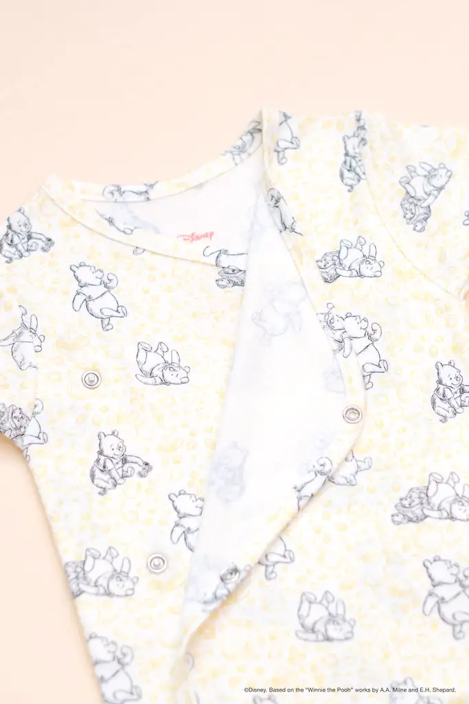 Wrap Onesie - Yellow Hunny Pooh