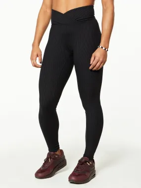 Year of Ours | Ribbed Veronica Legging | Black